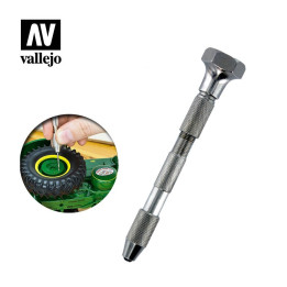 Pin vice - double ended, swivel top (T09001) - MODELLING TOOLS + ACCESSORIES