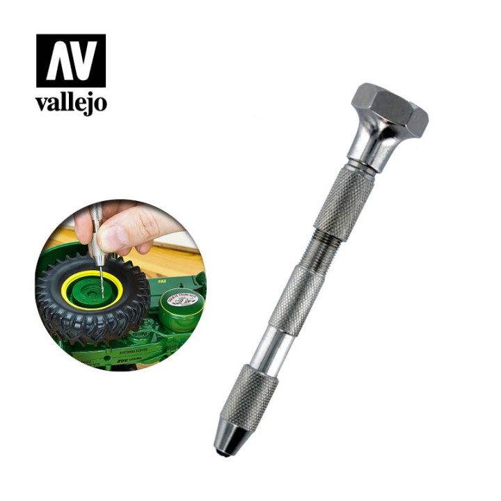 Pin vice - double ended, swivel top (T09001) - STRUMENTI PER IL MODELLISMO + ACCESSORI