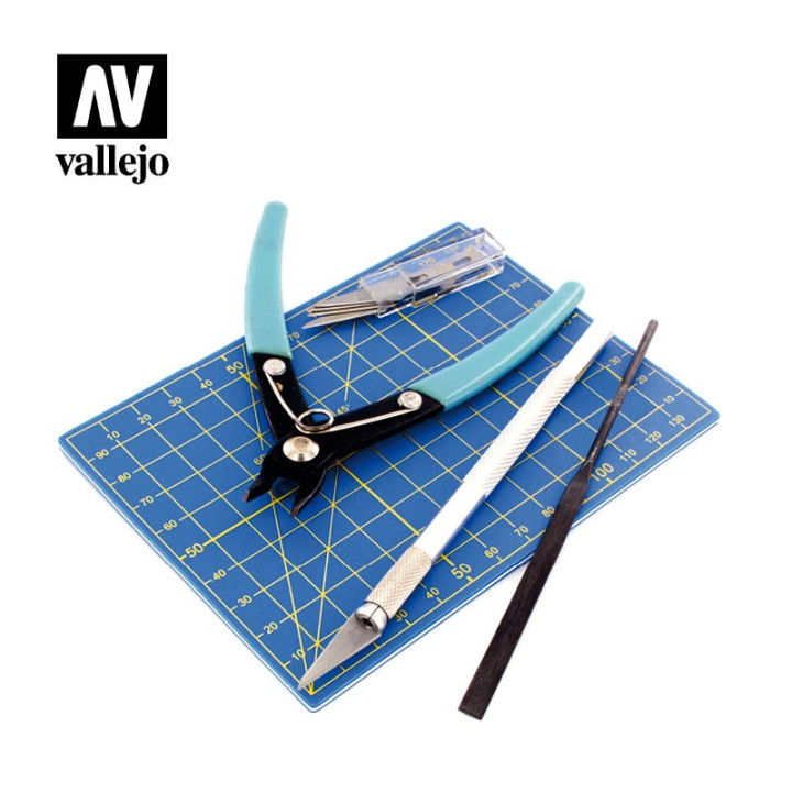 9pc Plastic Modelling Tool set (T11001) - MODELLING TOOLS + ACCESSORIES