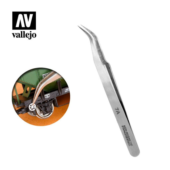 Extra Fine Curved Tweezers (T12004) - MODELLING TOOLS + ACCESSORIES