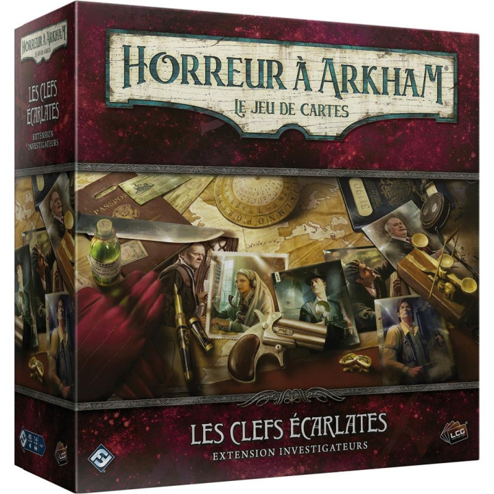 Horreur à Arkham : Le Jeu de Cartes - Les Clefs Écarlates - Extension Investigateurs - KARTENSPIELE