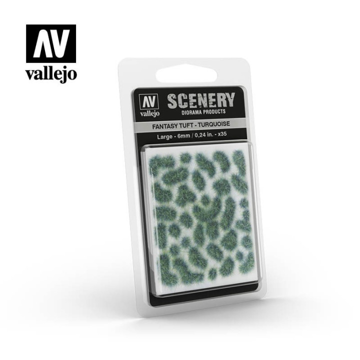 TOUFFES HERBE - Fantasy Tuft - Turquoise (SC432)