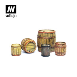 TERRAINS - Wooden Barrels (SC225)
