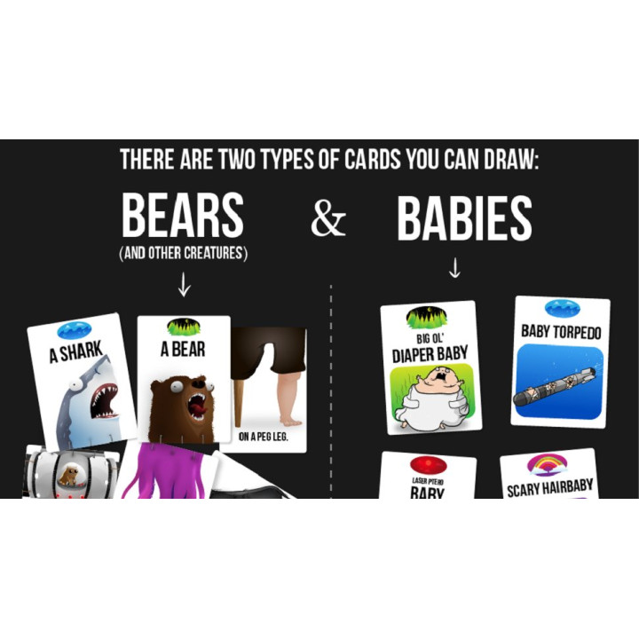 JEUX DE SOCIÉTÉ - Exploding Kittens - Bears VS Babies