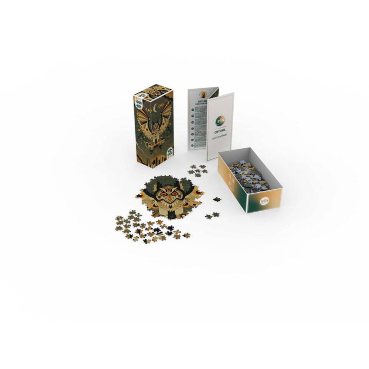 PUZZLES CARTONS - Puzzle Universe - City Owl - 1000 Pièces