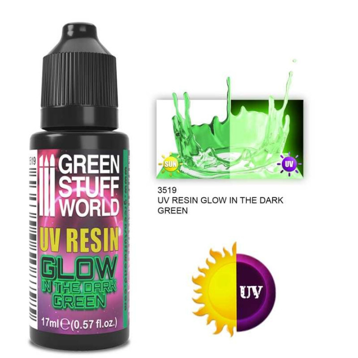 MATÉRIAUX - Résine Ultraviolette 17ml - Glow in the Dark