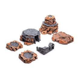 TERRAINS - Rocky Base Set - Pre-painted Resin Terrain