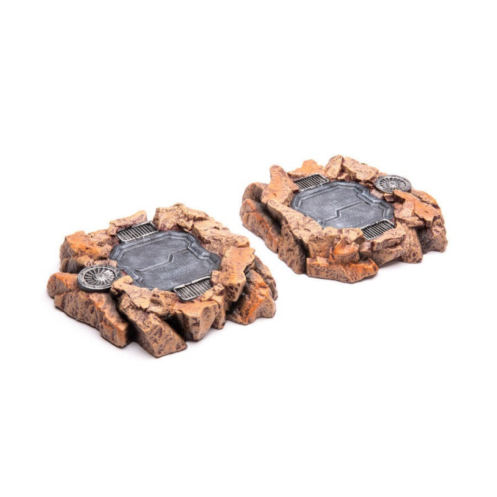 TERRAINS - Rocky Base Set - Pre-painted Resin Terrain
