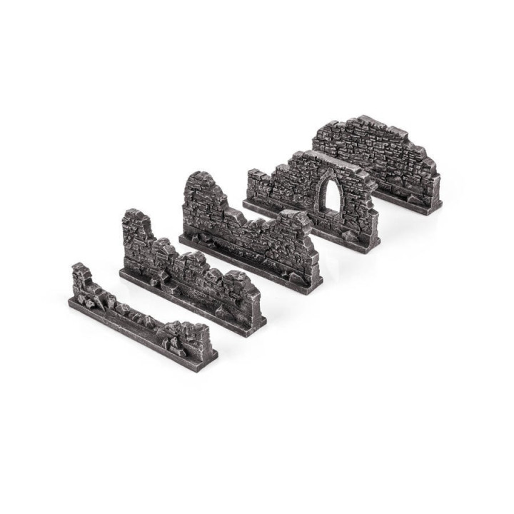 TERRAINS - Gothic Ruins Set - Pre-painted Resin Terrain