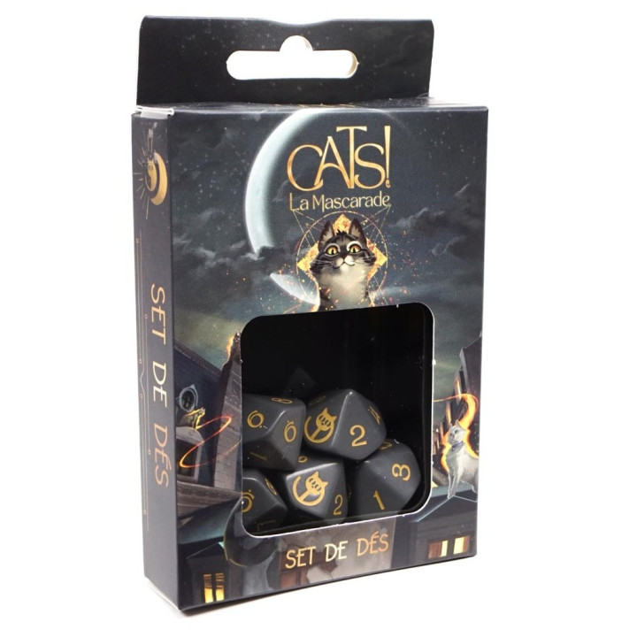 ACCESSOIRES JEUX DE SOCIÉTÉ - Cats! La Mascarade - Set de dés