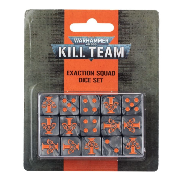 ACCESSOIRES JEUX DE SOCIÉTÉ - Set de Dés Kill Team: Escouade d'Exaction