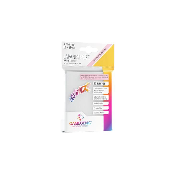 x60 PRIME Sleeves Gamegenic - Japanese 62x89 - SLEEVES