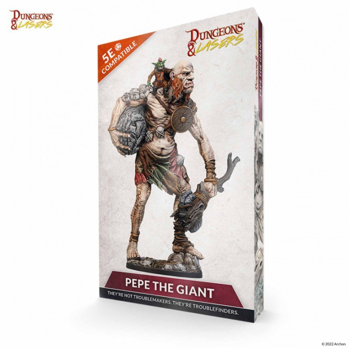 Dungeons & Lasers - Pepe the Giant - BOARD GAMES