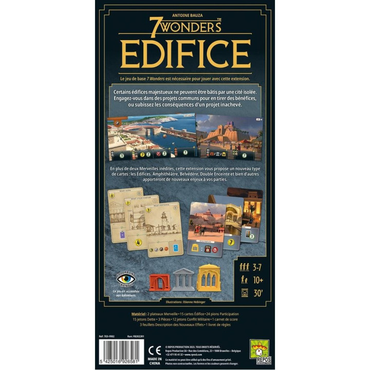 JEUX EN FAMILLE - 7 Wonders Nouvelle Edition - Edifice