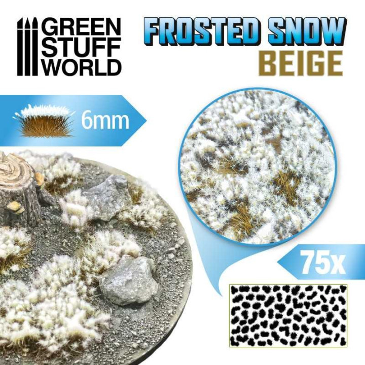 Shrubs Tufts - 6mm - Frosted Snow - TOSSE ALLE ERBE