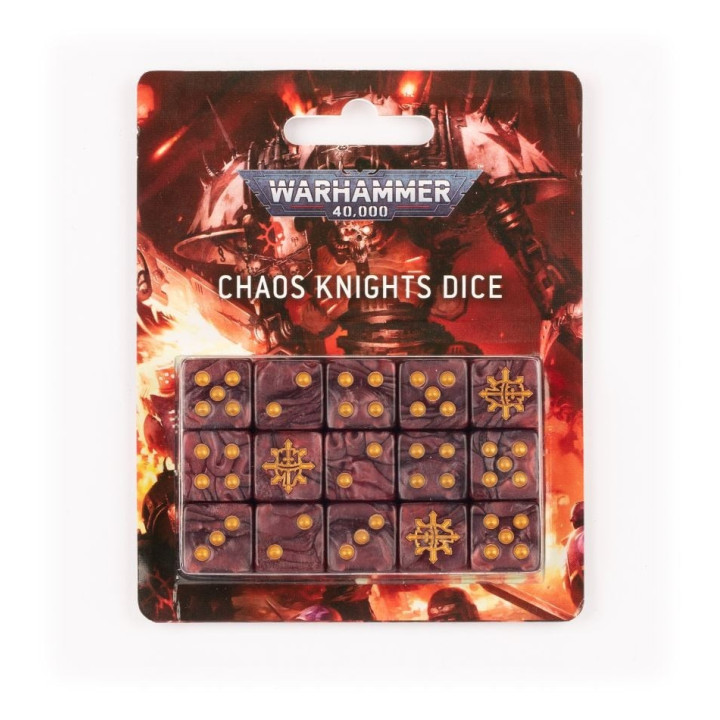 Chaos Knights Dice Set - DICE - COUNTERS