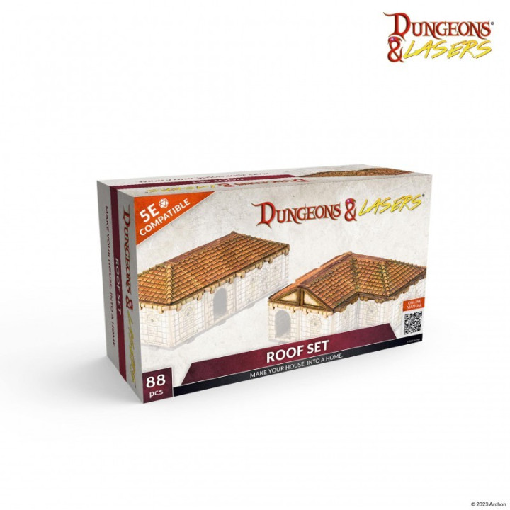 TERRAINS - Dungeons & Lasers - Roof Set