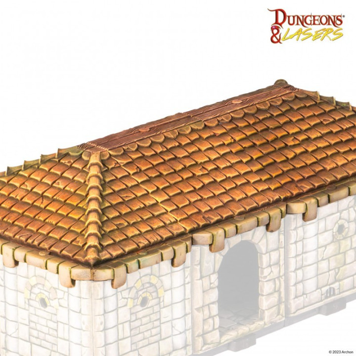 TERRAINS - Dungeons & Lasers - Roof Set
