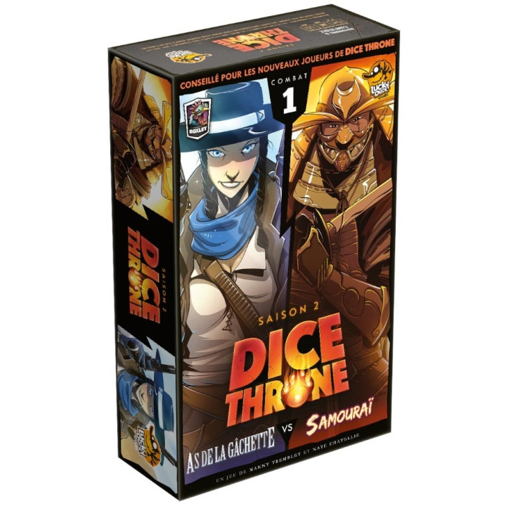 Dice Throne S2 - As de la Gachette VS Samourai - TO SORT
