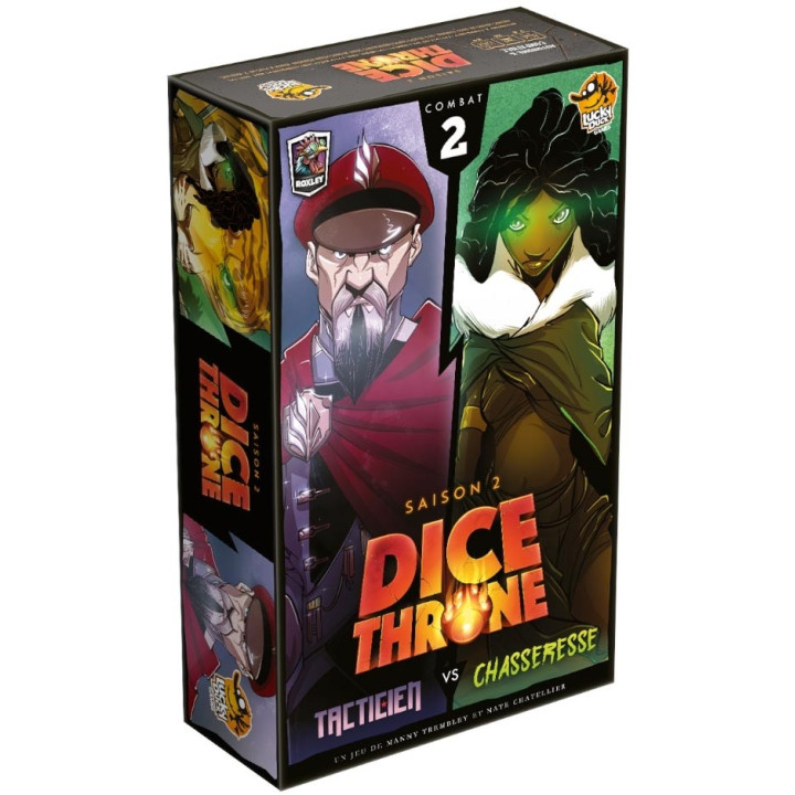 Dice Throne S2 - Tacticien VS Chasseresse - SORTEGGIARE