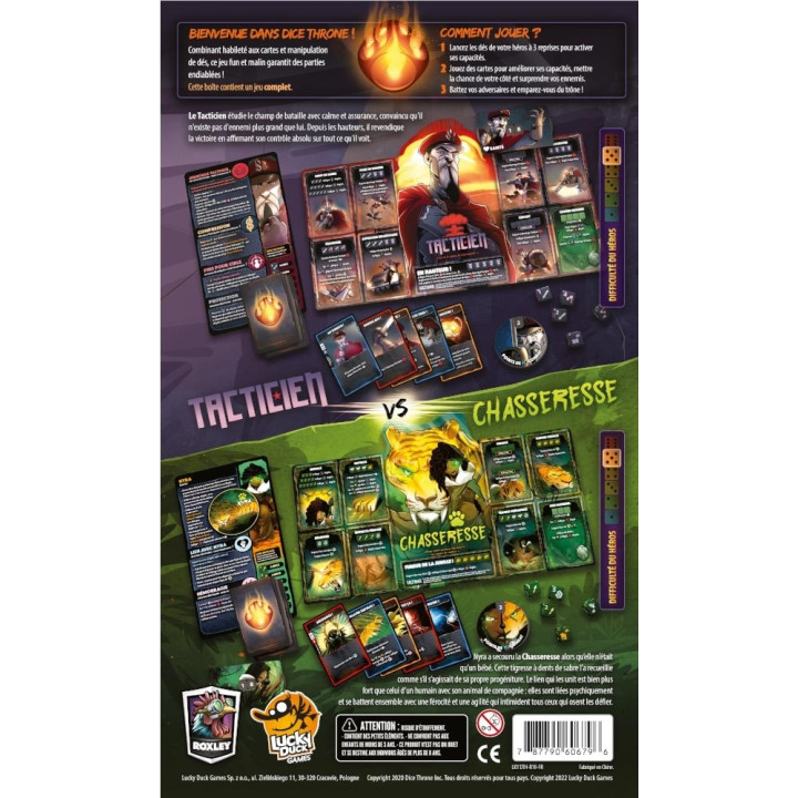 Dice Throne S2 - Tacticien VS Chasseresse - SORTEGGIARE