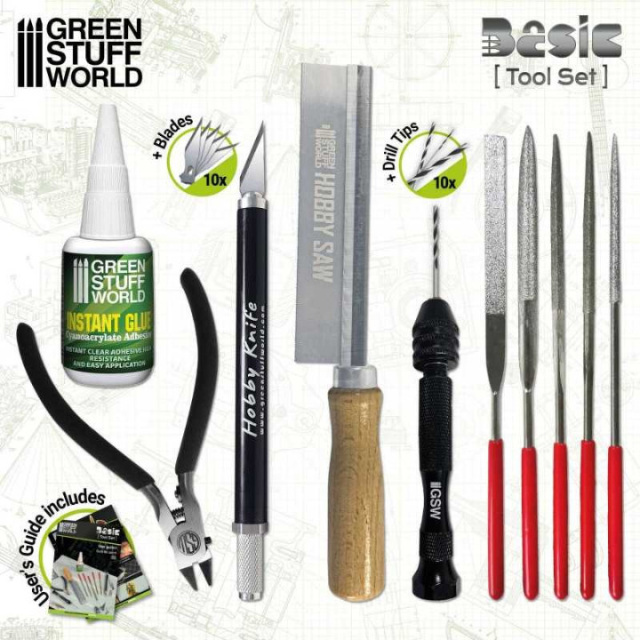 Basic Tool set - MODELLING TOOLS + ACCESSORIES