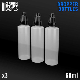 Bouteilles de 60ml Pack x3 - STRUMENTI PER IL MODELLISMO + ACCESSORI