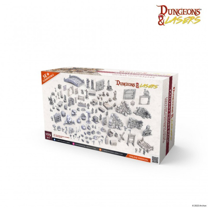 TERRAINS - Dungeons & Lasers - Fantasy Props Pack