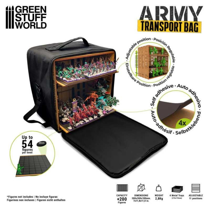 Mallette de transport pour les miniatures - Medium - CASSE PER IL TRASPORTO