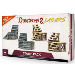 TERRAINS - Dungeons & Lasers - Décors - Stairs Pack
