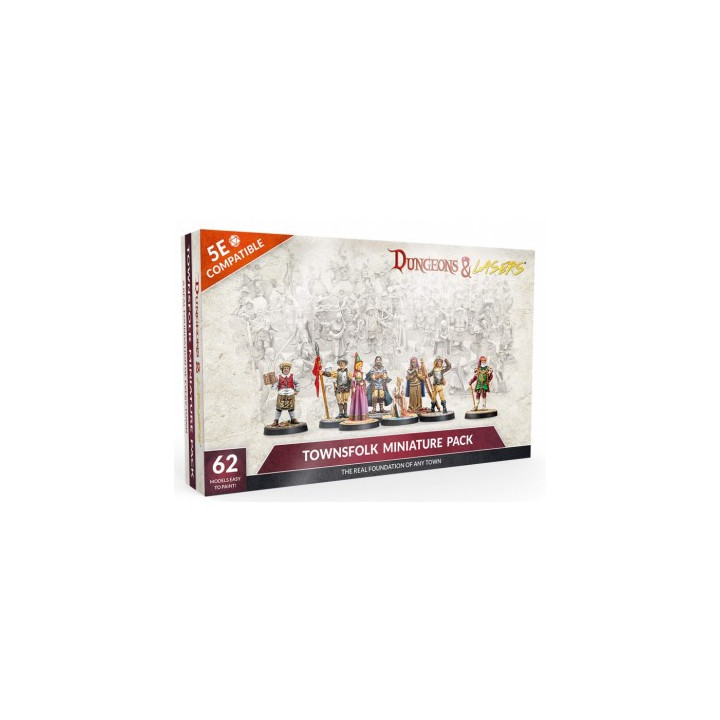 Dungeon & Lasers - Décors - Townsfolk Miniature Pack - ACCESSORIES