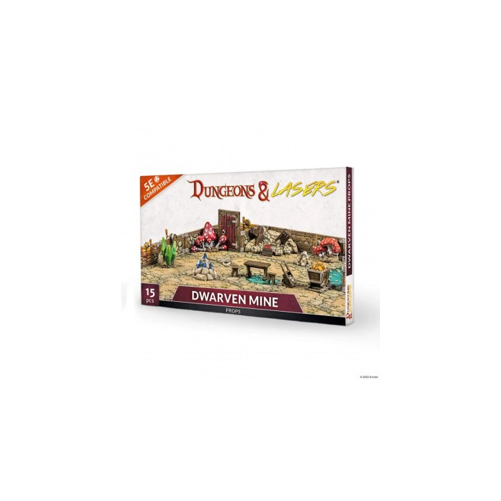 TERRAINS - Dungeon & Lasers - Décors - Dwarven Mine Props