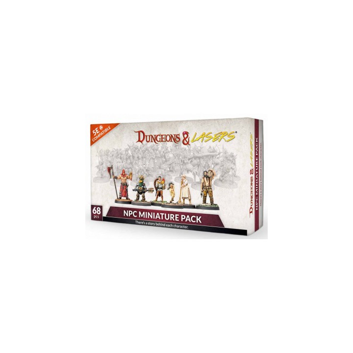 Dungeons & Lasers - Figurines - NPC Miniature Pack - GIOCHI DA TAVOLO
