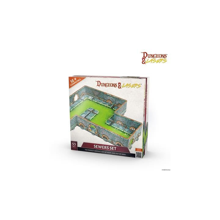 TERRAINS - Dungeons & lasers - Sewers Set