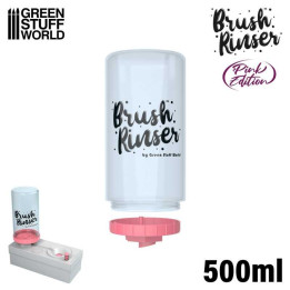 BRUSH RINSER BOTTLE 500ml - Pink - TOOLS