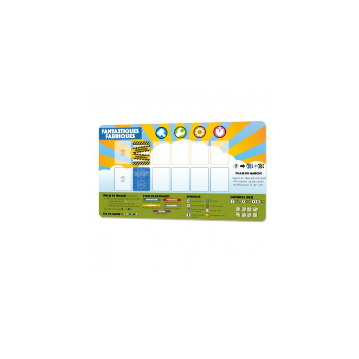 JEUX DE SOCIÉTÉ - Fantastiques Fabriques – Tapis de Jeu