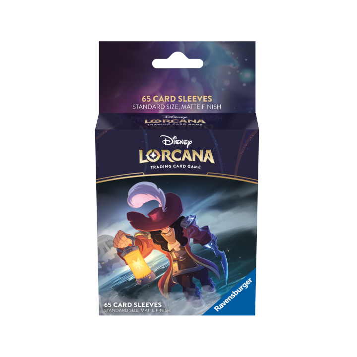 LORCANA - Disney Lorcana - Sleeves "CAPTAIN HOOK" (65 Sleeves)