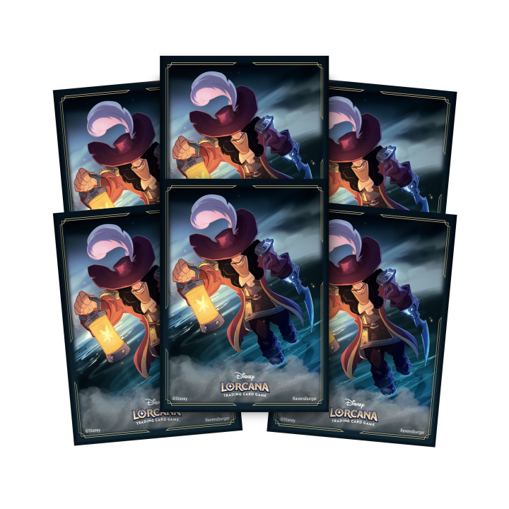 LORCANA - Disney Lorcana - Sleeves "CAPTAIN HOOK" (65 Sleeves)