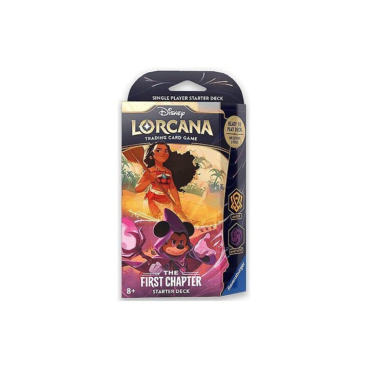Disney Lorcana - Starter Set "THE FIRST CHAPTER" Amber Amethyst - LORCANA