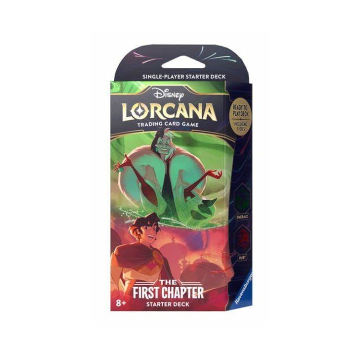 Disney Lorcana - Starter set "THE FIRST CHAPTER" Emerald Ruby - LORCANA