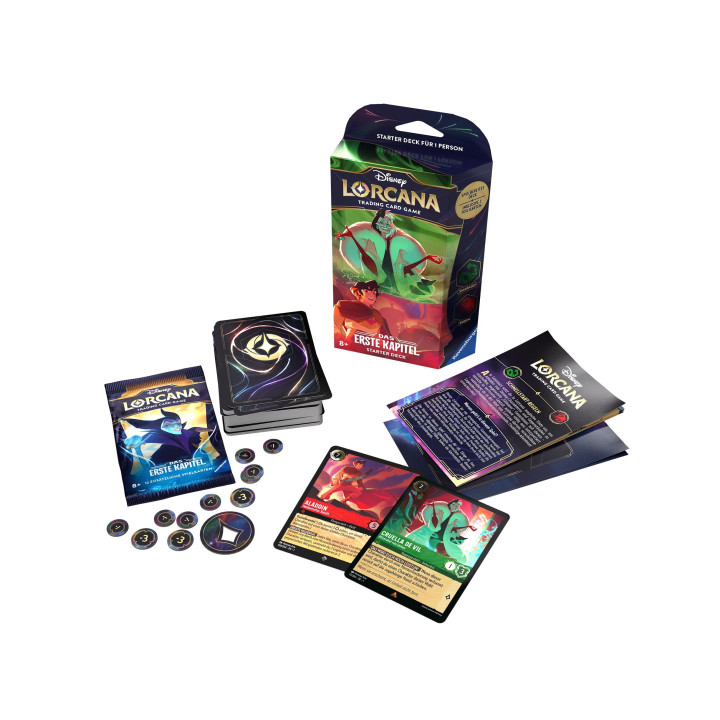 Disney Lorcana - Starter set "THE FIRST CHAPTER" Emerald Ruby - LORCANA