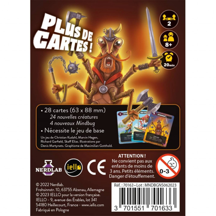 JEUX DE SOCIÉTÉ - Mindbug - Nouveaux Serviteurs