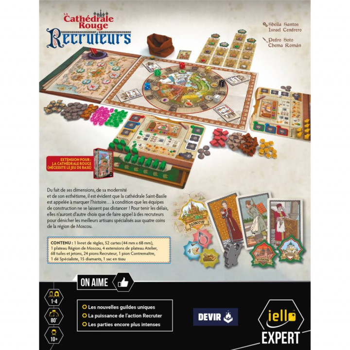 La Cathédrale Rouge - Recruteurs - BOARD GAMES