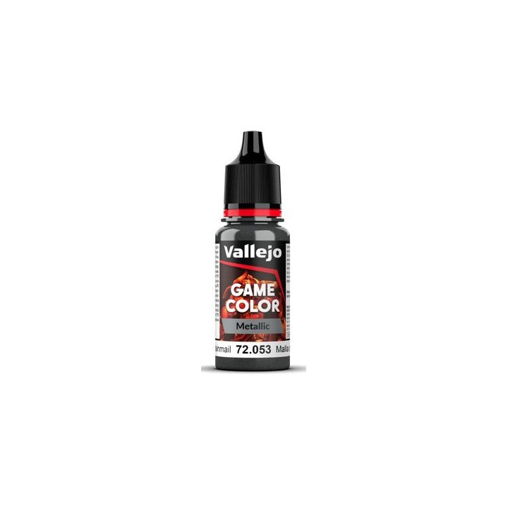 PEINTURE VALLEJO - Game Color - Chainmail Silver 18ml (72.053)