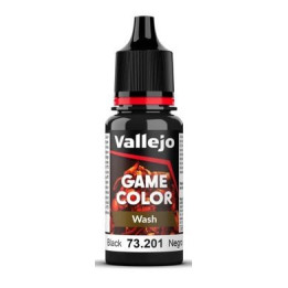 PEINTURE VALLEJO - Game Color - Black 18ml (73.201)