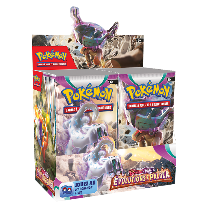 Display Pokemon "SV02 Evolutions à Paldea" 36 Boosters - POKÉMON