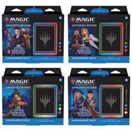 MAGIC THE GATHERING - MTG - Doctor Who - Commander Decks