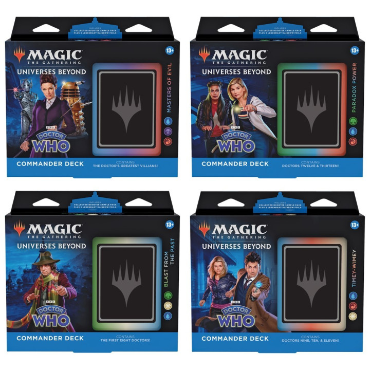 MAGIC THE GATHERING - MTG - Doctor Who - Commander Decks