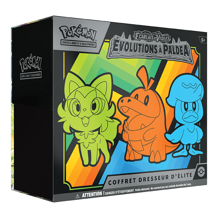 POKÉMON - Elite Trainer Box Pokemon "SV02 Evolutions à Paldea"