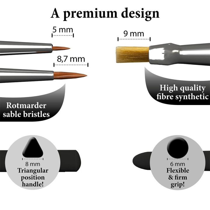 A TRIER - The Army Painter - Character brush set